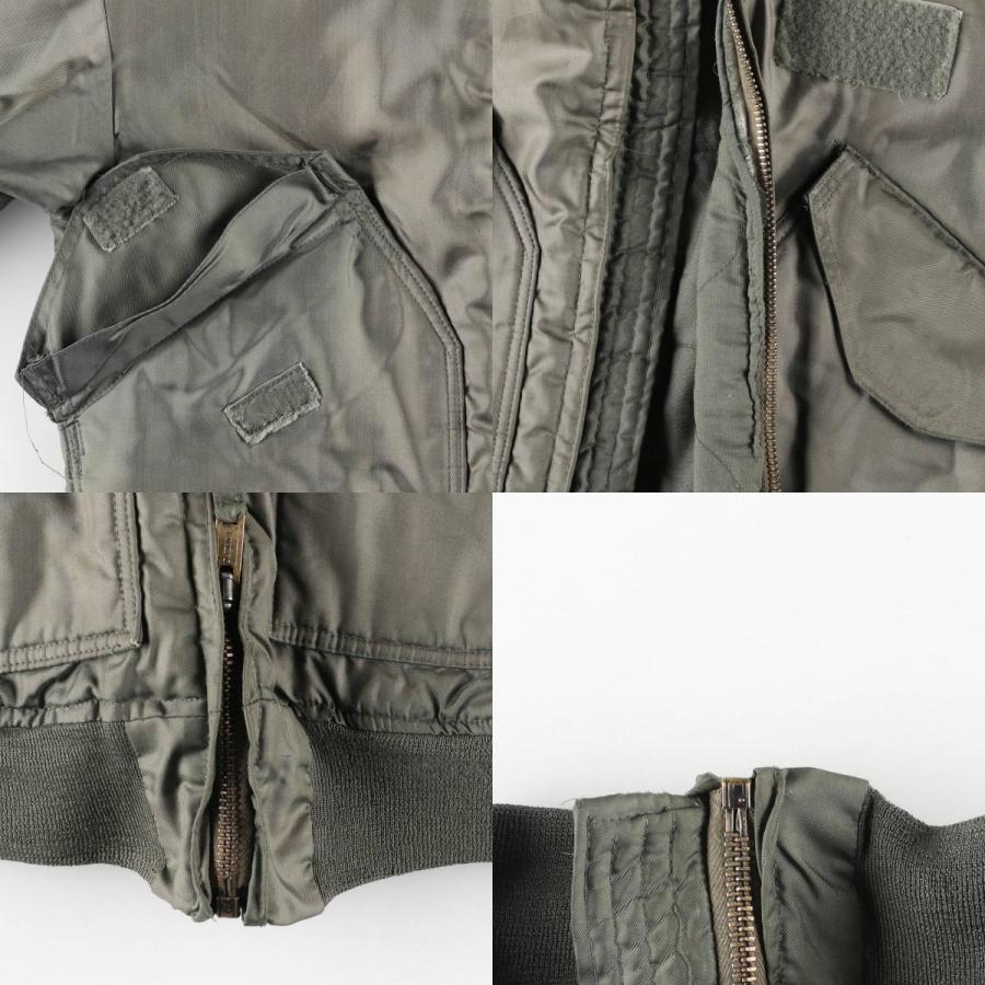 古着 米軍実品 CWU-45/P 中綿入り ミリタリー フライトジャケット メンズL相当/evb034410 古着 CWU-45/P 中綿入り ミリタリー フライトジャケット メンズL相当