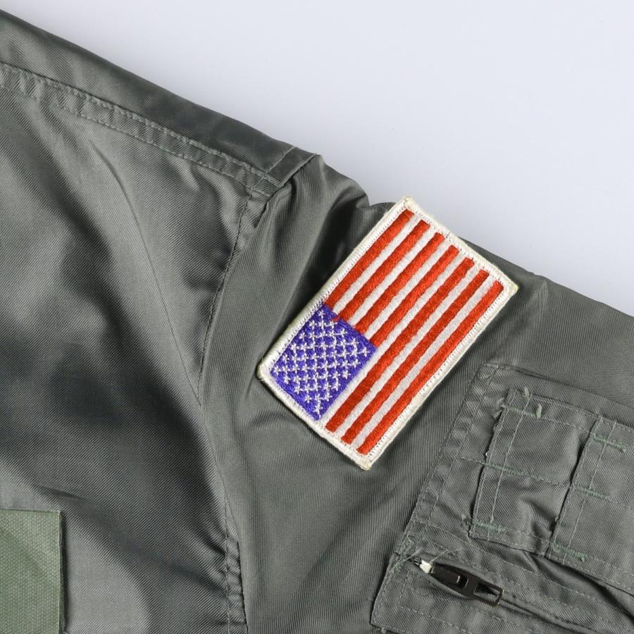 古着 米軍実品 90年代 ミリタリー フライトジャケット USA製 メンズL