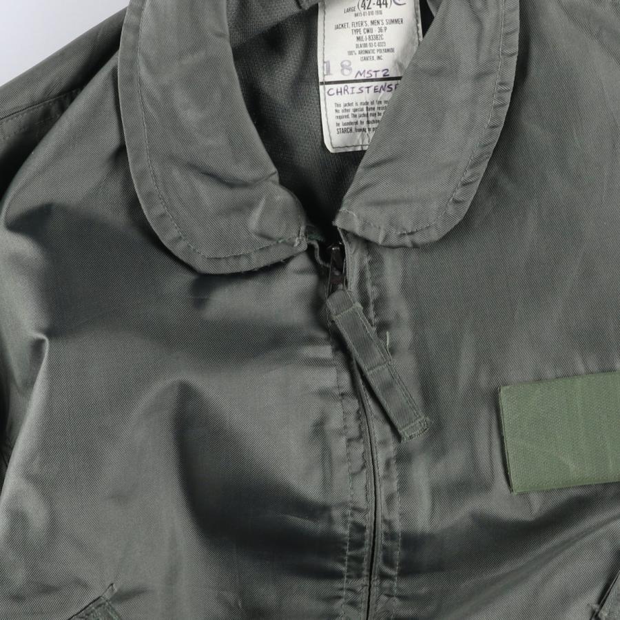 古着 米軍実品 90年代 ミリタリー フライトジャケット USA製 メンズL