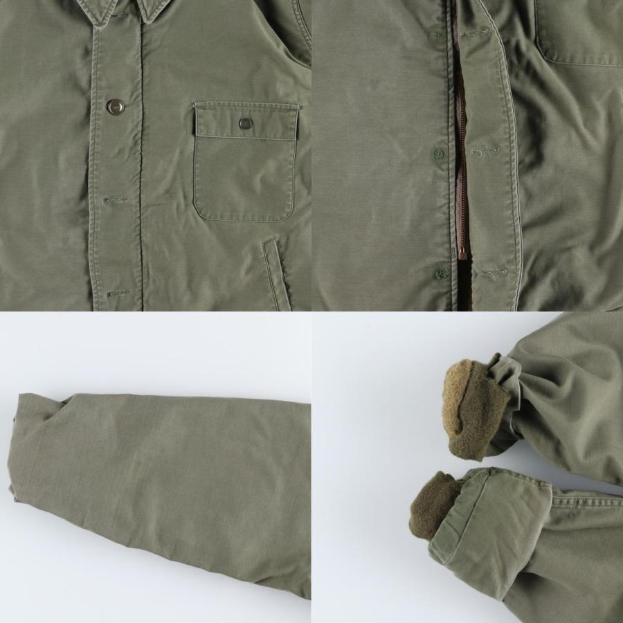 古着 A-2 ミリタリー デッキジャケット LARGE(46-48) メンズL相当 ヴィンテージ /evb034426の画像