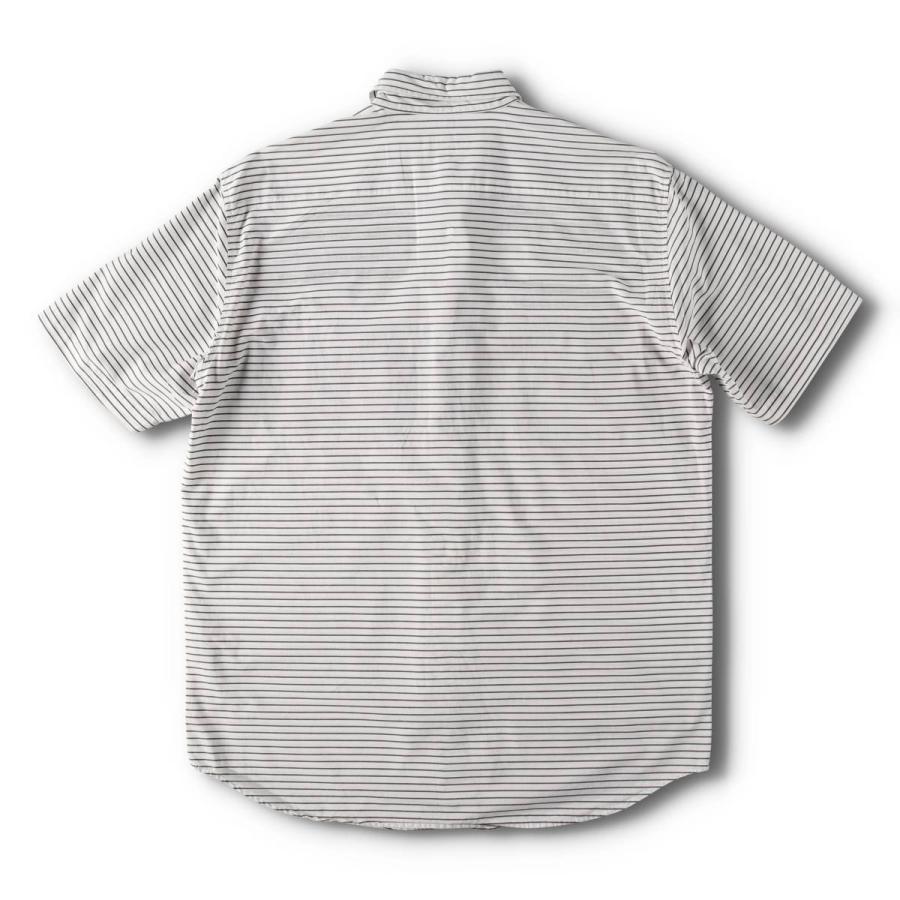 STUSSY（ステューシー） 古着 00年代 半袖 コットン ストライプシャツ