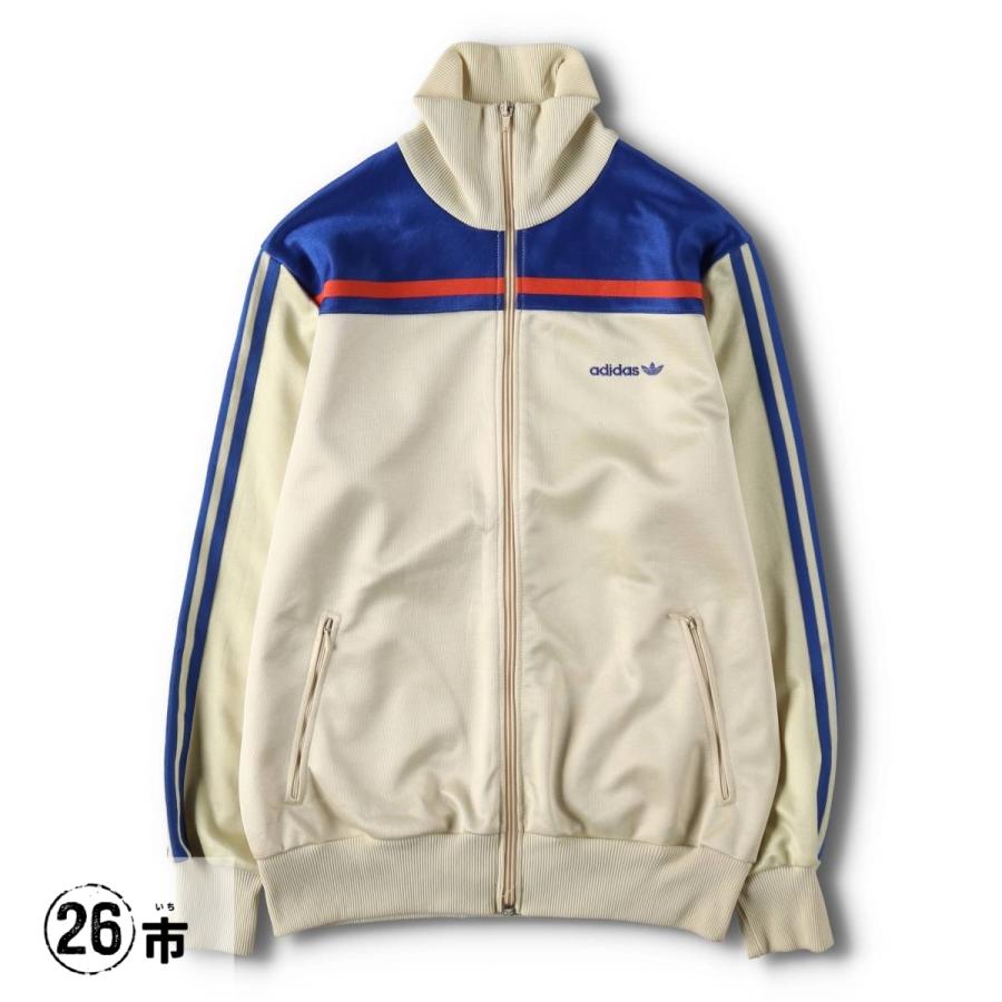 未使用  トラックジャケット トレフォイル ジャージ 西ドイツ製 adidas（アディダス） 古着 70年代 トレフォイルロゴ ジャージ