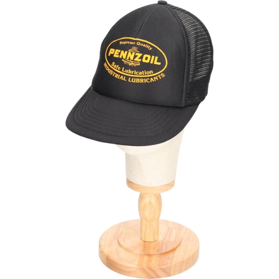 Crown トラッカーキャップ 90s 古着 90年代 CROWN PENNZOIL ペンズオイル トラッカーキャップ