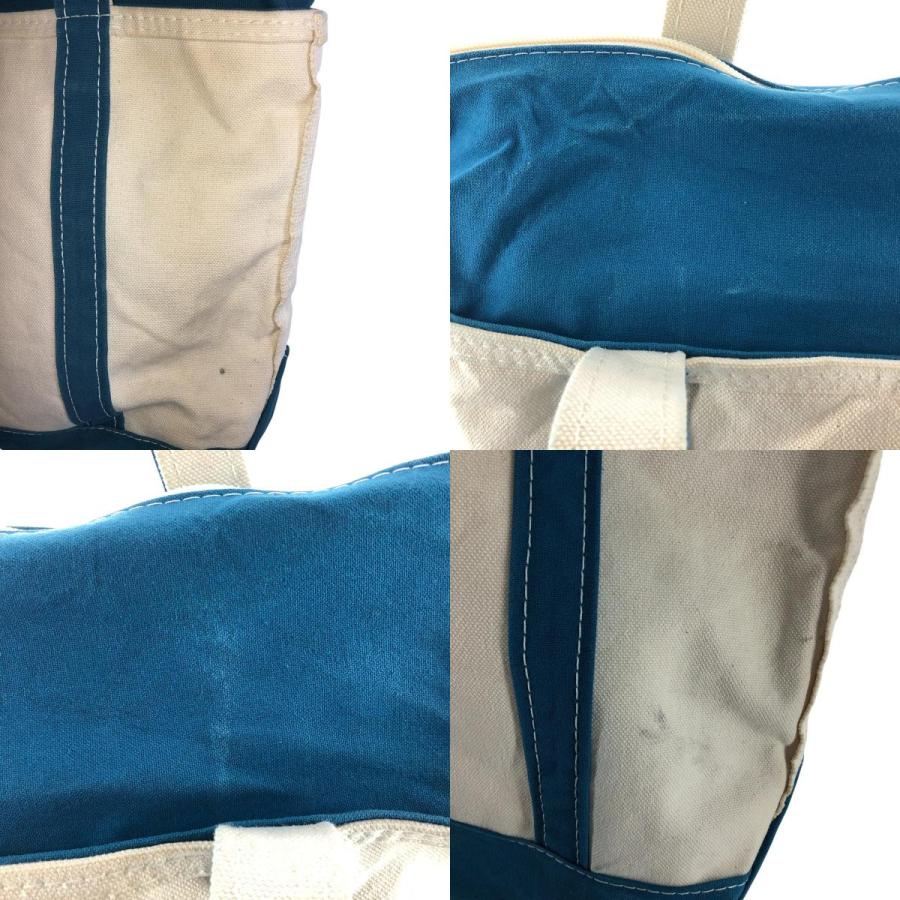 90s 00s ビーントート　ネイビー　USA製　フェード 80-90'S L.L.BEAN TOTE BAG Made in USA NAVY/NATURAL 80-90年代