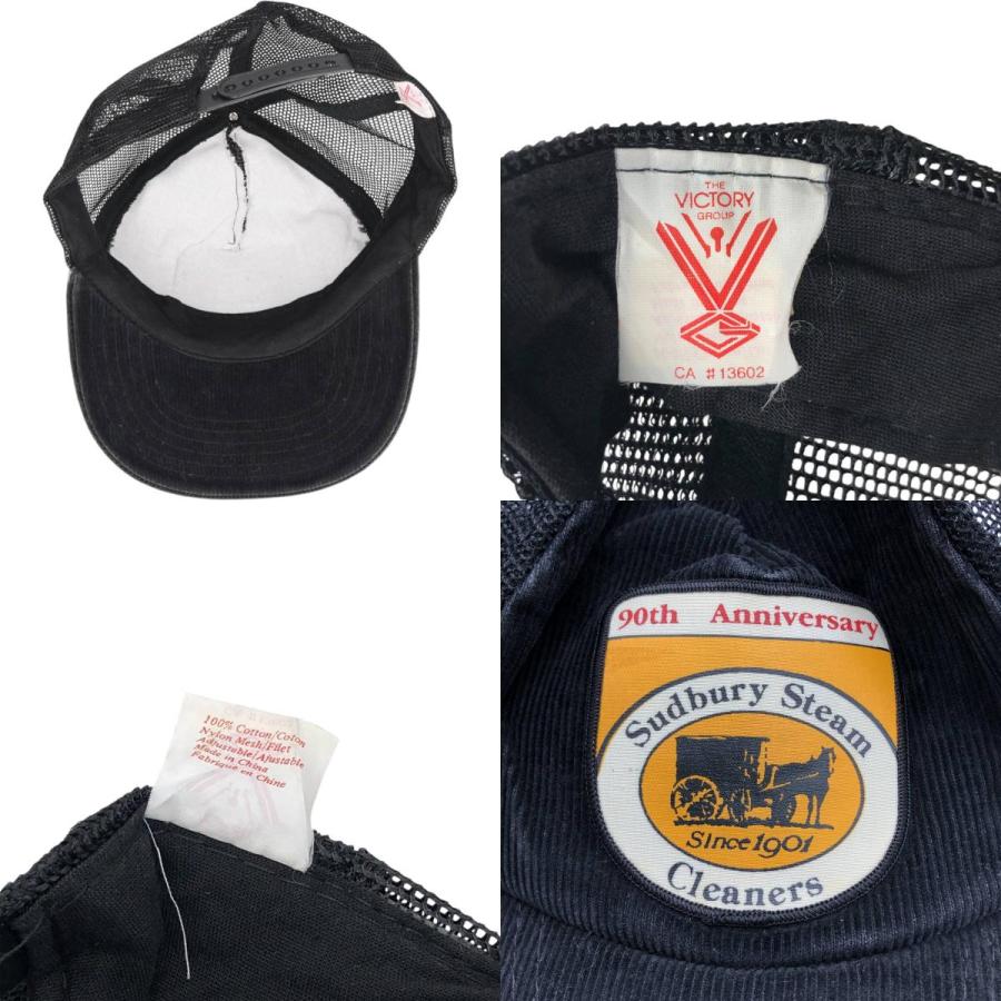 古着 90年代 THE VICTORY CLUB トラッカーキャップ アドバタイジング