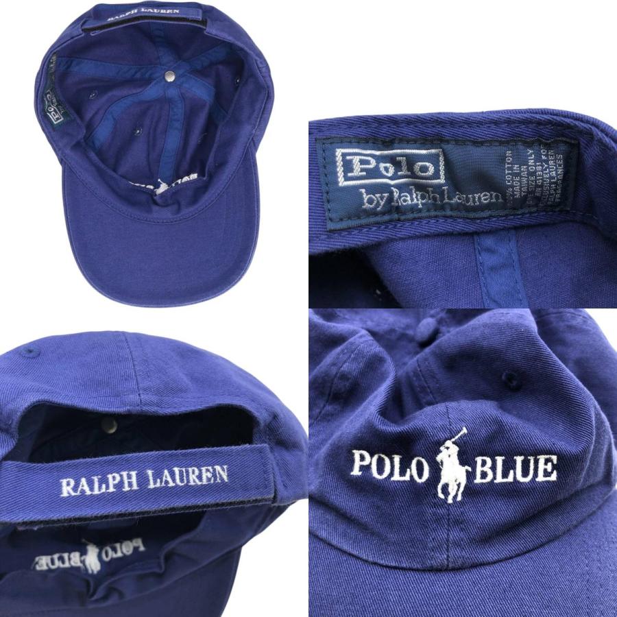 古着 ラルフローレン Ralph Lauren POLO by BLUE ベースボールキャップ