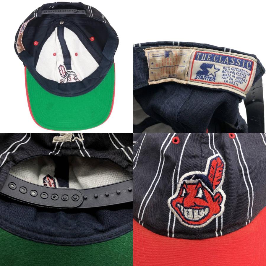 STARTER（スターター） 古着 90年代 MLB クリーブランドインディアンス
