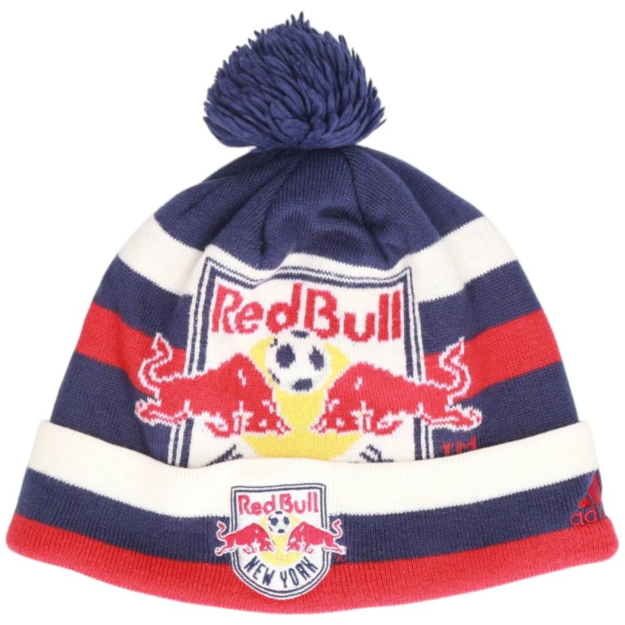 超レア！FCポルト　ニット帽 未使用品 タグ付き adidas（アディダス） 古着 adidas RED BULL NEW YORK ボーダー柄