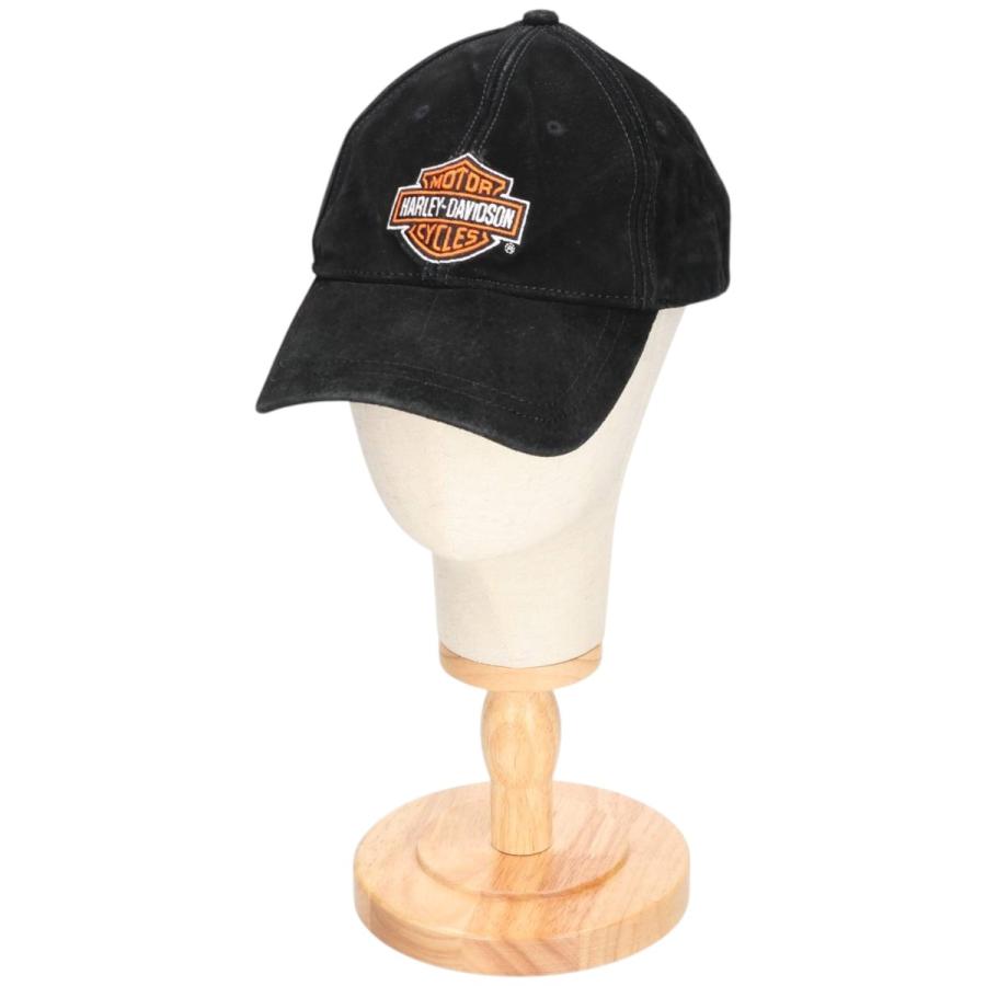 古着 ハーレーダビッドソン Harley-Davidson スエード レザーキャップ