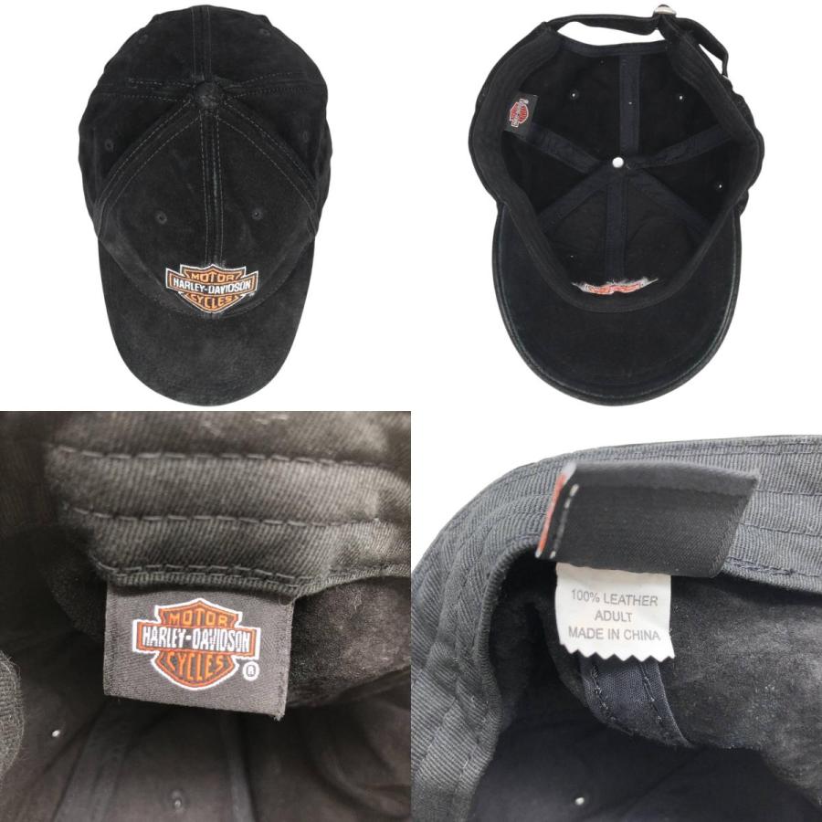 古着 ハーレーダビッドソン Harley-Davidson スエード レザーキャップ フリーサイズ相当/gaa006415 古着 ハーレーダビッドソン Harley-Davidson スエード レザーキャップ