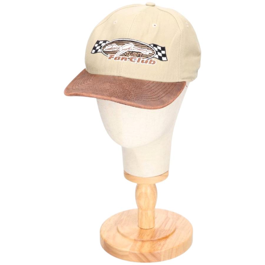 古着 90年代 THEM CAPS レザーブリム ツートン ベースボールキャップ