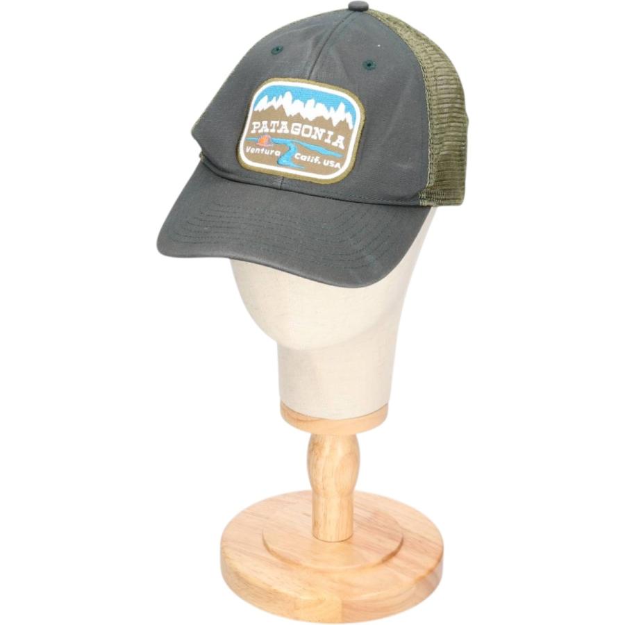 早い者勝ち【希少】パタゴニア　トラッカーキャップ　コーデュロイ　メッシュキャップ Patagonia(パタゴニア)P-6ロゴ・トラッカー・ハット/メッシュキャップ