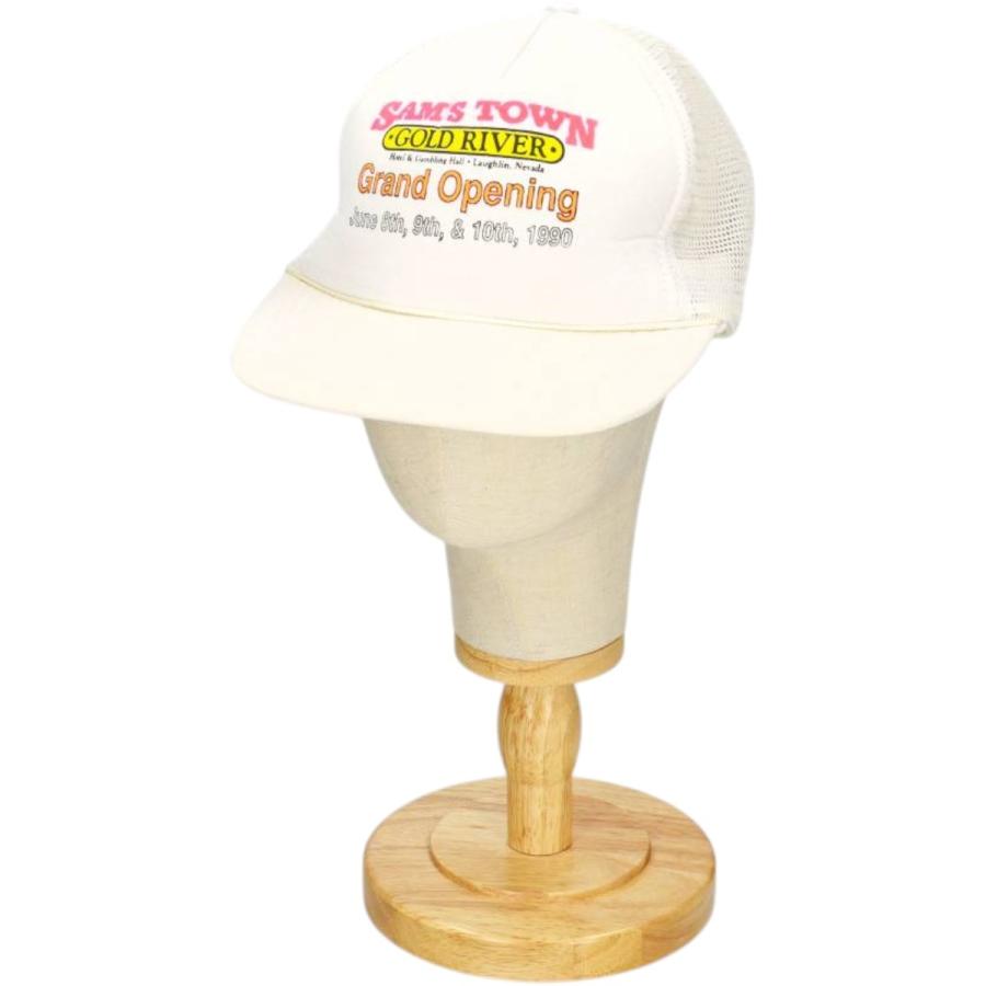 古着 90年代 SAM'S TOWN GOLD  アドバタイジング トラッカーキャップ メッシュキャップ フリーサイズ相当 ヴィンテージ/gaa007345 古着 90年代 SAM'S TOWN GOLD RIVER アドバタイジング トラッカー