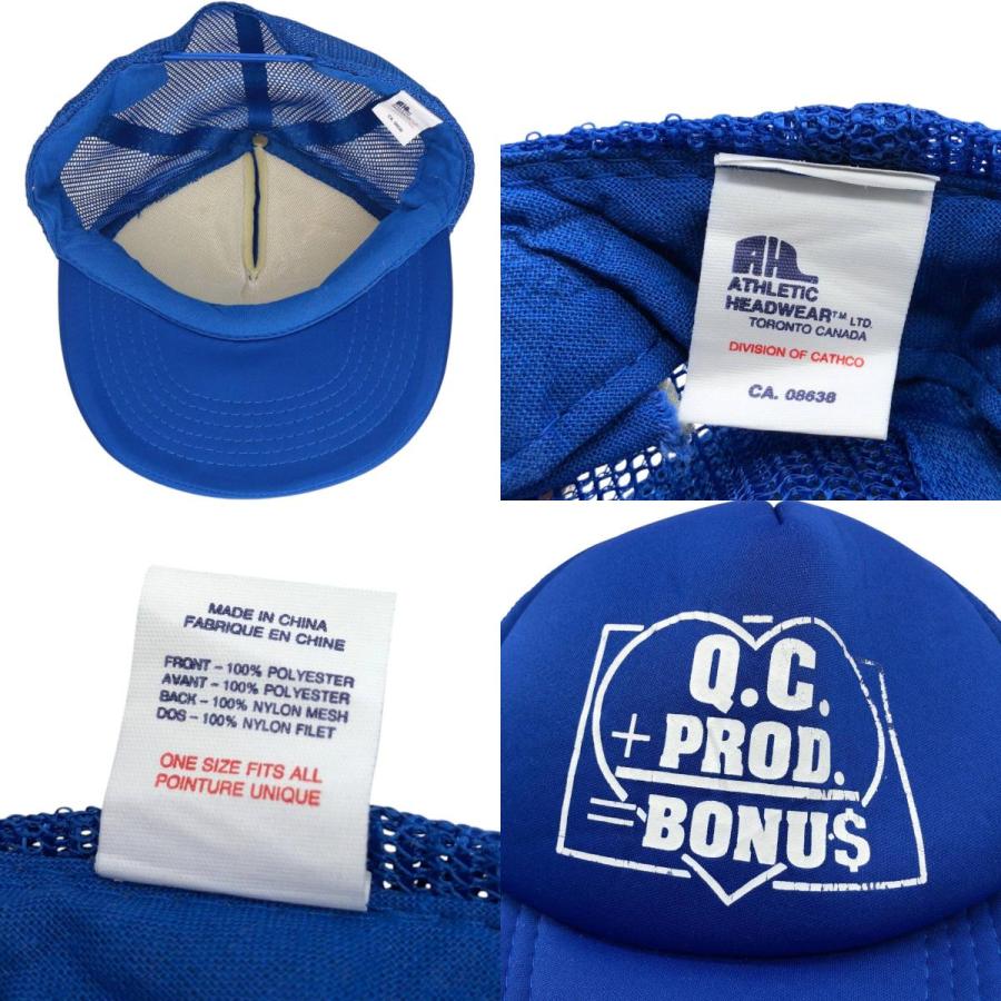 古着 90年代 Athletic Headwear トラッカーキャップ メッシュキャップ