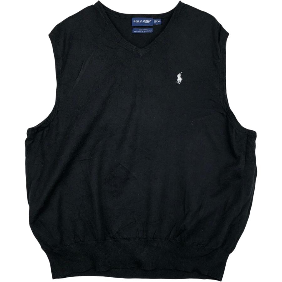古着 ラルフローレン Ralph Lauren POLO GOLF ポロゴルフ Vネック