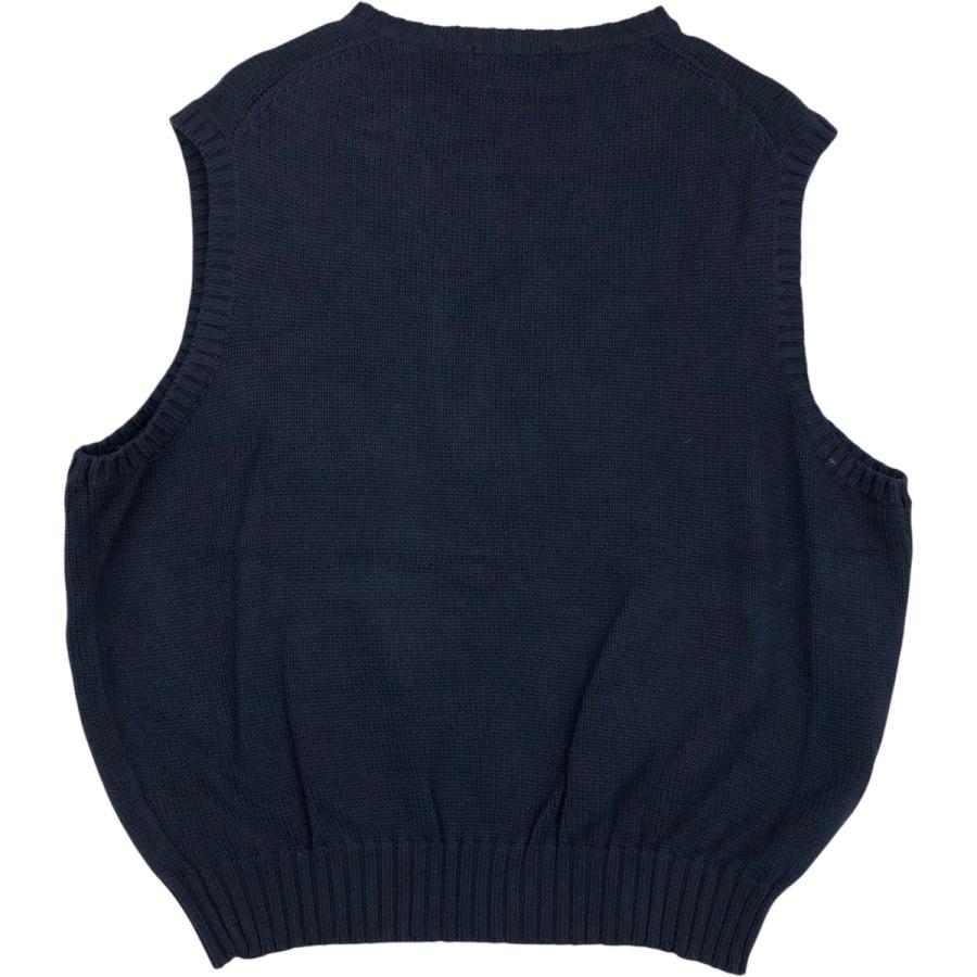 古着 ラルフローレン Ralph Lauren POLO by Vネック コットンニット