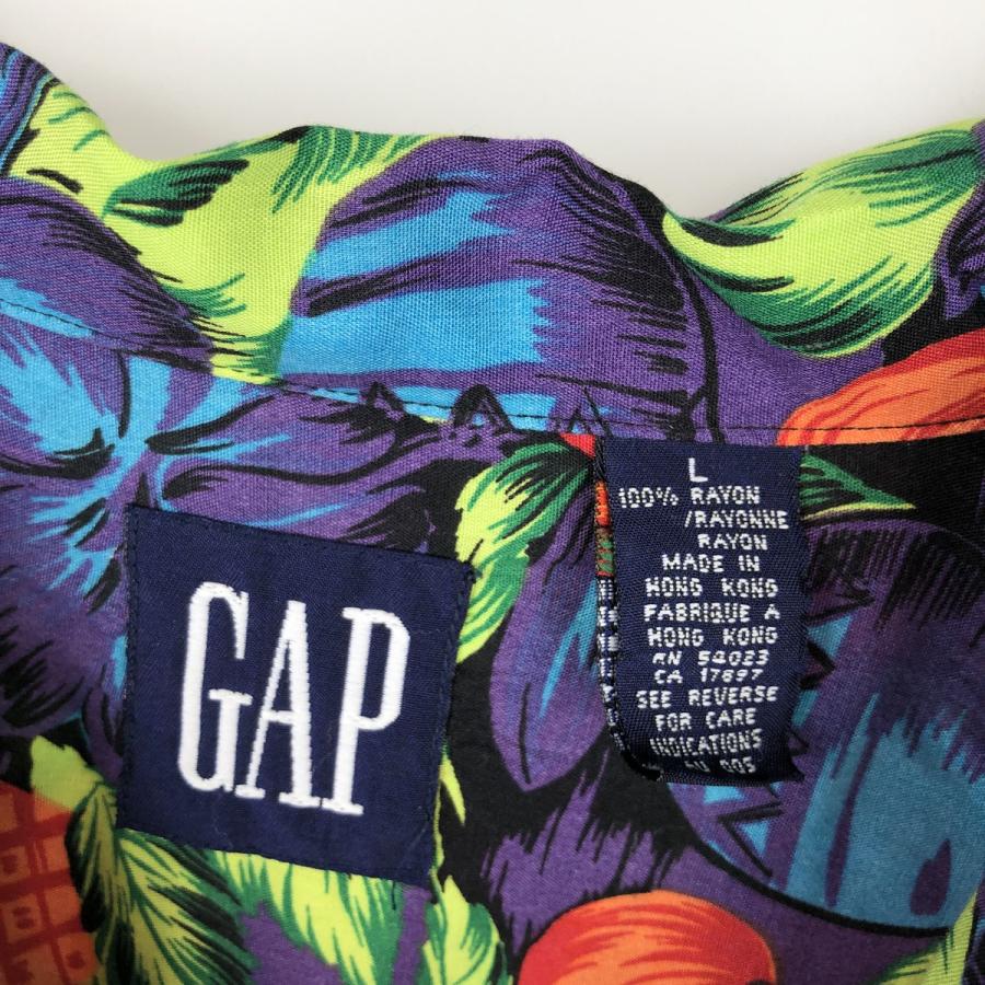 GAP（ギャップ） 古着 90年代 オールドギャップ 総柄 ボタニカル柄
