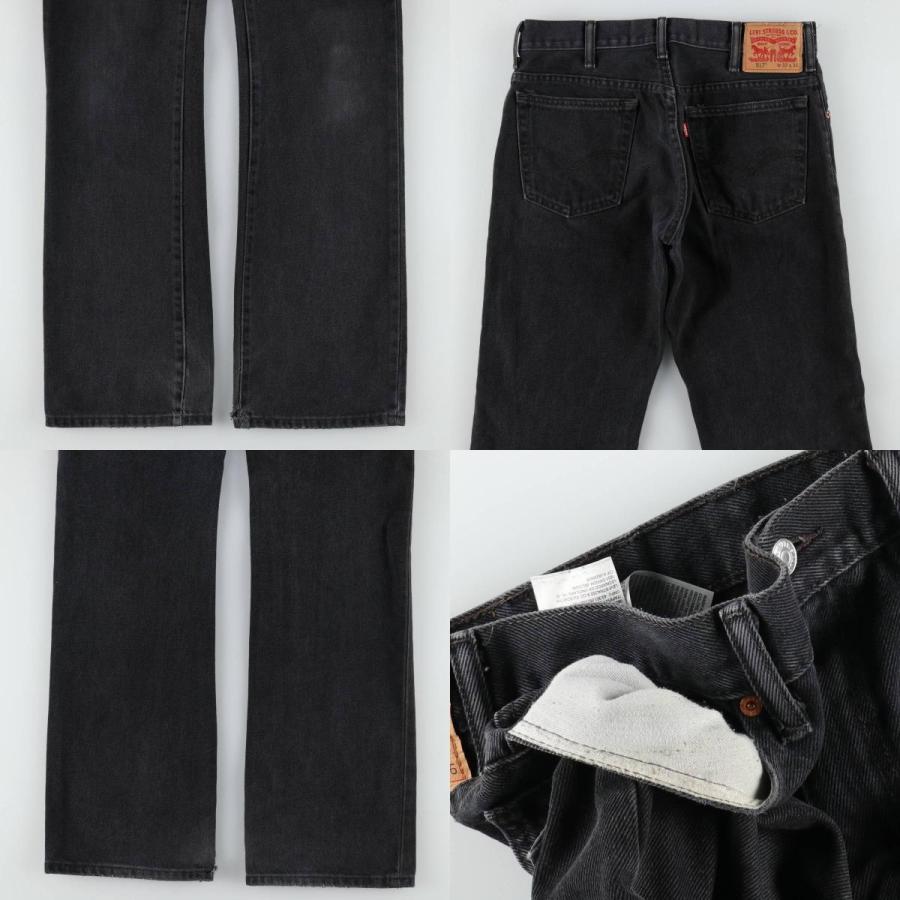 古着 リーバイス Levi's 517 ブラックデニム ブーツカットデニムパンツ メンズw32相当/rab182010 Levi's（リーバイス） 古着 Levi's 517 ブラックデニム ブーツカット