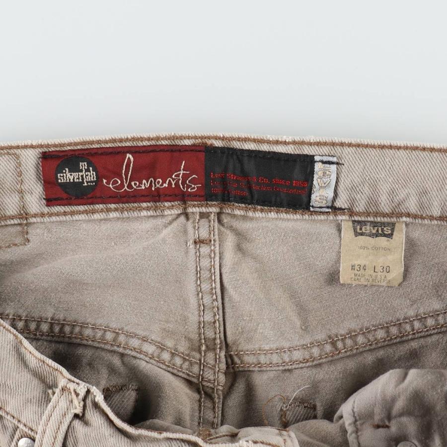 古着 90年代 リーバイス Levi's SILVER TAB シルバータブ ELEMENTS テーパードデニムパンツ USA製 メンズw32相当 ヴィンテージ /rab182046_2