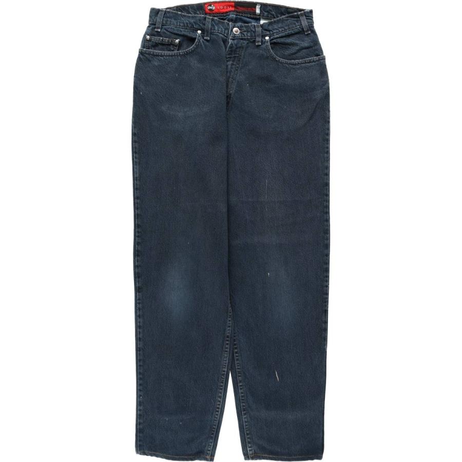 リーバイス　シルバータブ　ブラック　ビンテージ　古着 Levi's（リーバイス） 古着 90年代 シルバータブ ルーズ ブラック