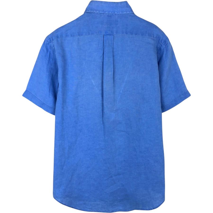 RALPH LAUREN Ocean Wash リネン ボタンダウンシャツ 古着 ラルフローレン Ralph Lauren OCEAN WASH LINEN 半袖 リネン