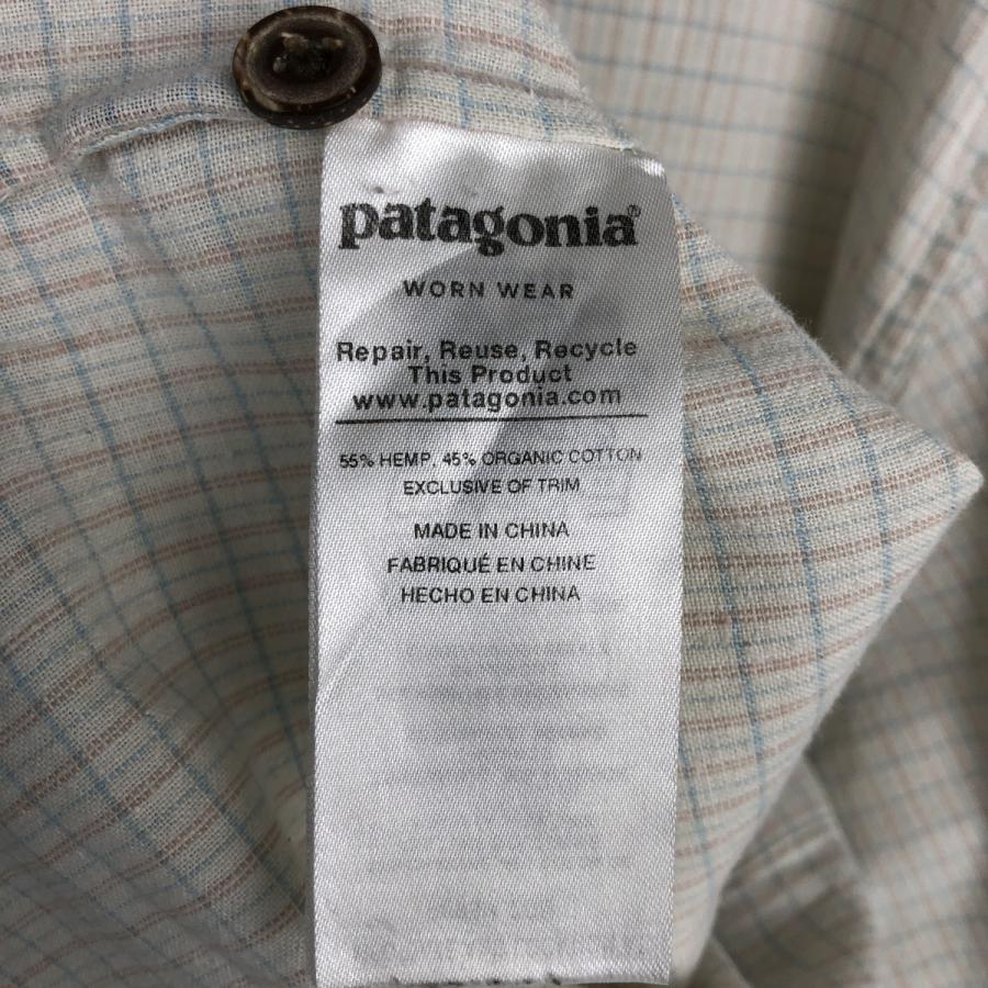 patagonia（パタゴニア） 古着 チェック柄 半袖 オーガニックコットン