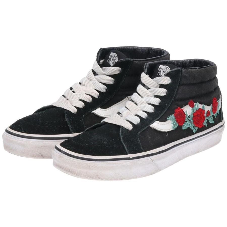 バンズ Vans Sk8 Mid 花柄刺繍 スニーカー Us6 レディース24 0cm Saa Saa 古着屋jam 通販 Yahoo ショッピング