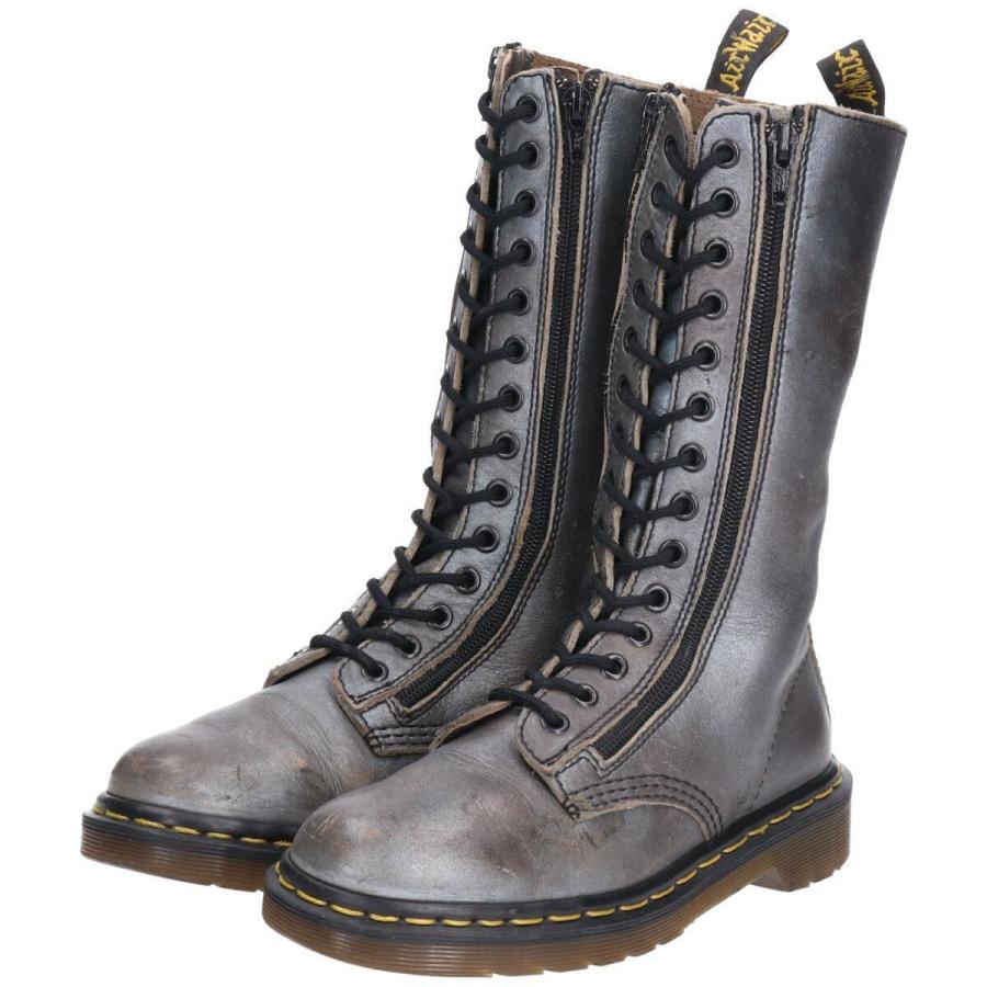 DrMartensドクターマーチン9733 BLACK 14ホール ツインジップ