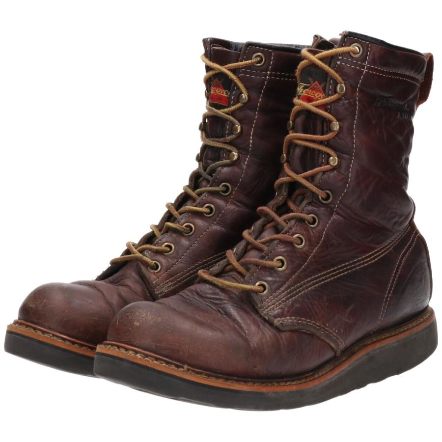 古着 ソログッド THOROGOOD ワークブーツ USA製 7D メンズ25.0cm 