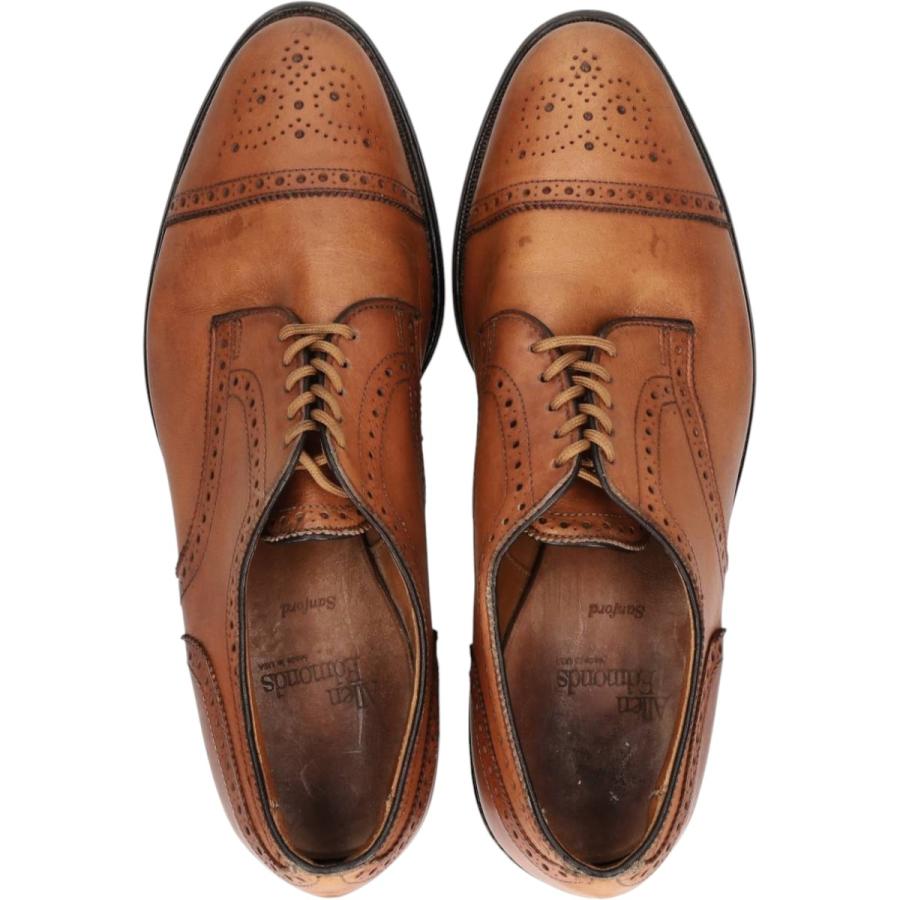 古着 アレンエドモンズ ALLEN EDMONDS Sanford セミブローグ ストレートチップシューズ USA製 メンズ27.0cm相当/saa010283 古着 アレンエドモンズ ALLEN EDMONDS Sanford セミブローグ