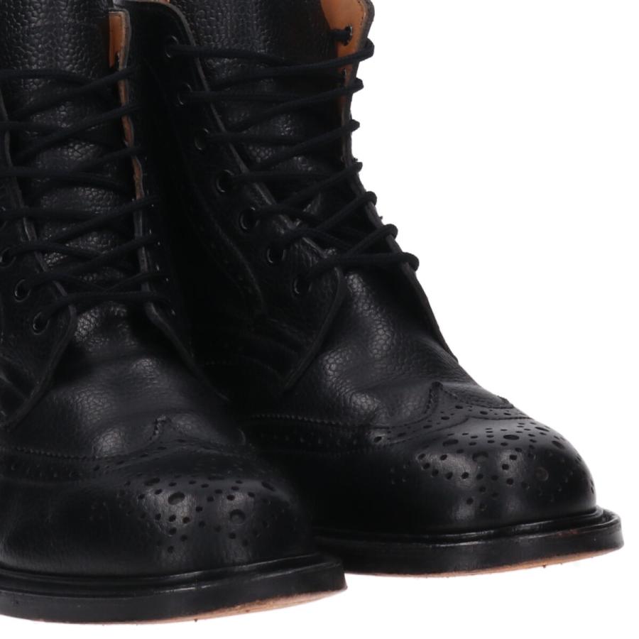 Tricker's（トリッカーズ） 古着 ウイングチップ レザーブーツ 英国製