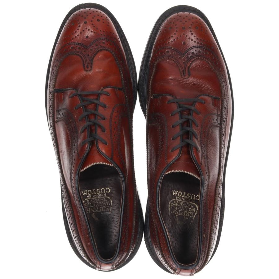 made in usa ウィングチップ 91/2 27.5cmワインレッド