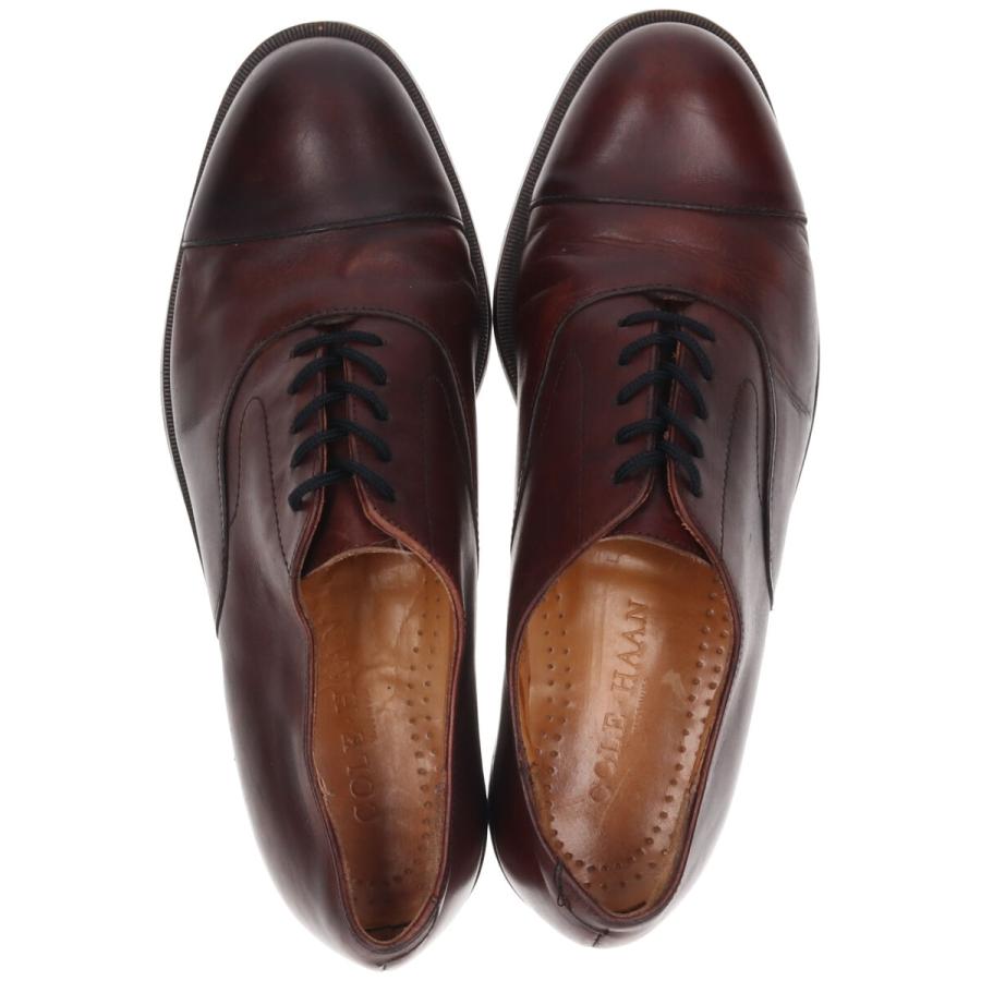 未使用品☆コールハーン☆メンズ革靴☆ストレートチップ☆ブラウン☆本革☆246 COLE HAAN（コールハーン） 古着 ストレートチップシューズ USA製 8.5D