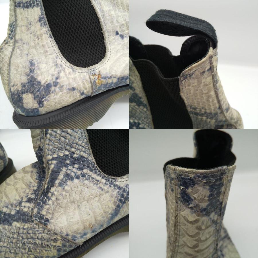 Dr.Martens 古着 ドクターマーチン 蛇柄 パイソン柄 サイドゴア