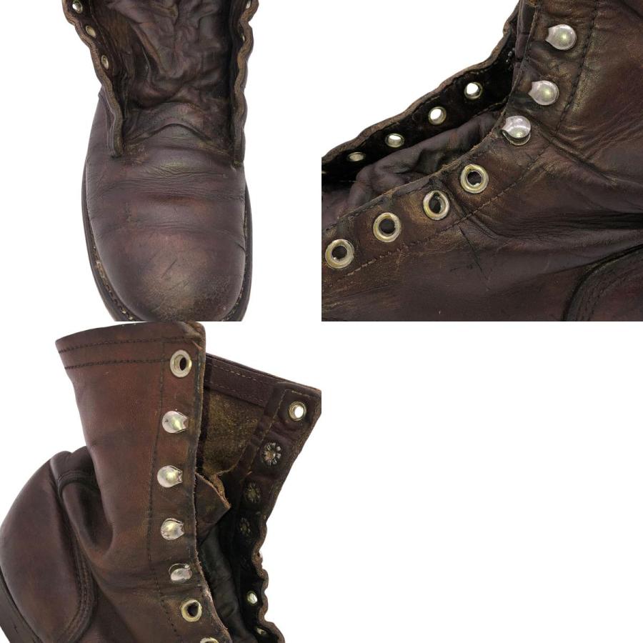 【レッドウィング】ヴィンテージ ワークブーツ 27cm 本革 古着 60~70年代 レッドウィング RED WING ワークブーツ 9 メンズ