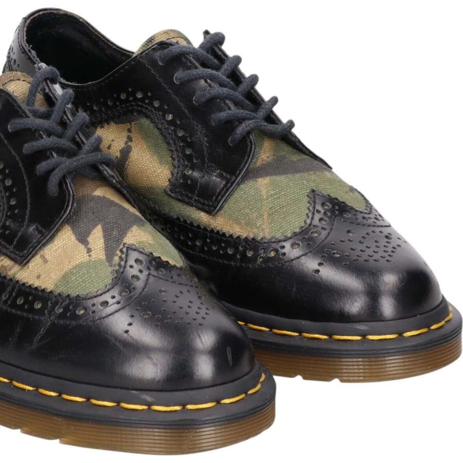 古着 ドクターマーチン Dr.Martens 迷彩柄 ウッドランドカモ セミブローグ ウイングチップシューズ 4 レディース23.0cm相当 /saa013558 【SS2603_10】_4