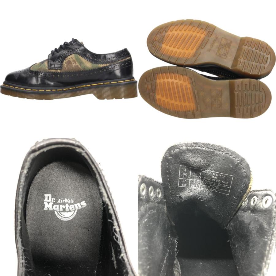古着 ドクターマーチン Dr.Martens 迷彩柄 ウッドランドカモ セミブローグ ウイングチップシューズ 4 レディース23.0cm相当 /saa013558 【SS2603_10】_6