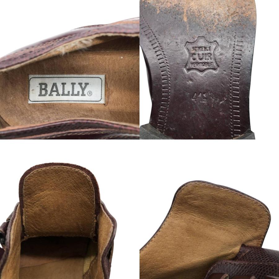 Bally（バリー） 古着 Bally Uチップシューズ 41 1/2 メンズ26.5cm相当