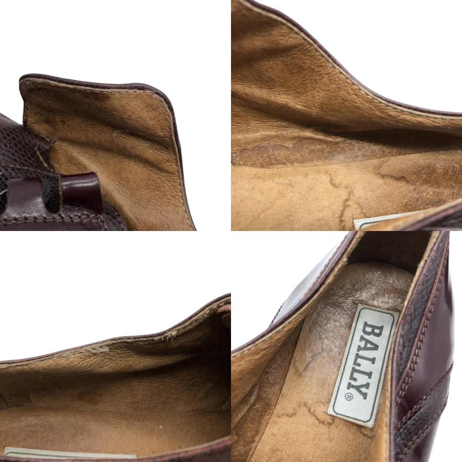 Bally（バリー） 古着 Bally Uチップシューズ 41 1/2 メンズ26.5cm相当