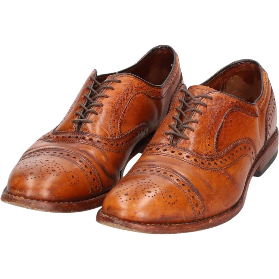 古着 アレンエドモンズ ALLEN EDMONDS STRAND セミブローグ ストレートチップシューズ USA製 10D メンズ28.0cm相当 /saa013891 古着 アレンエドモンズ ALLEN EDMONDS STRAND セミブローグ ストレート