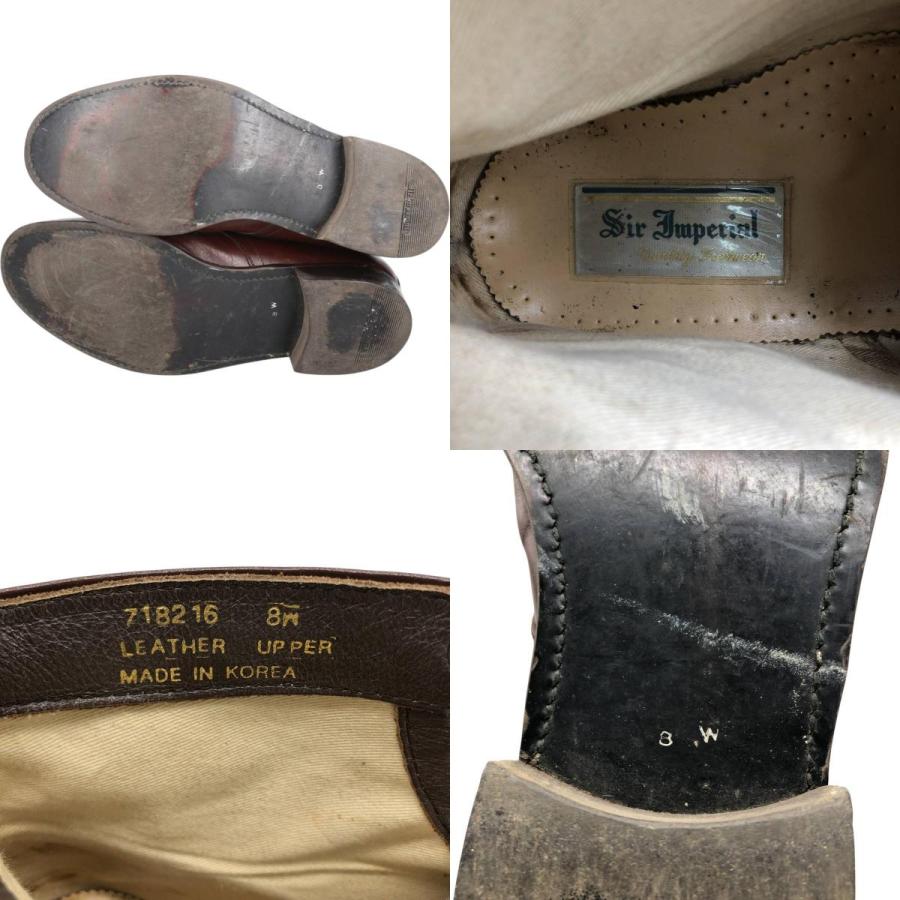 古着 SIR IMPERIAL ストレートチップ ショートブーツ 8 メンズ26.0cm