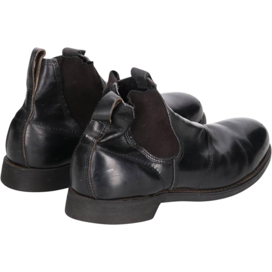 古着 米軍実品 US NAVY スチールトゥ サイドゴアブーツ USA製 10