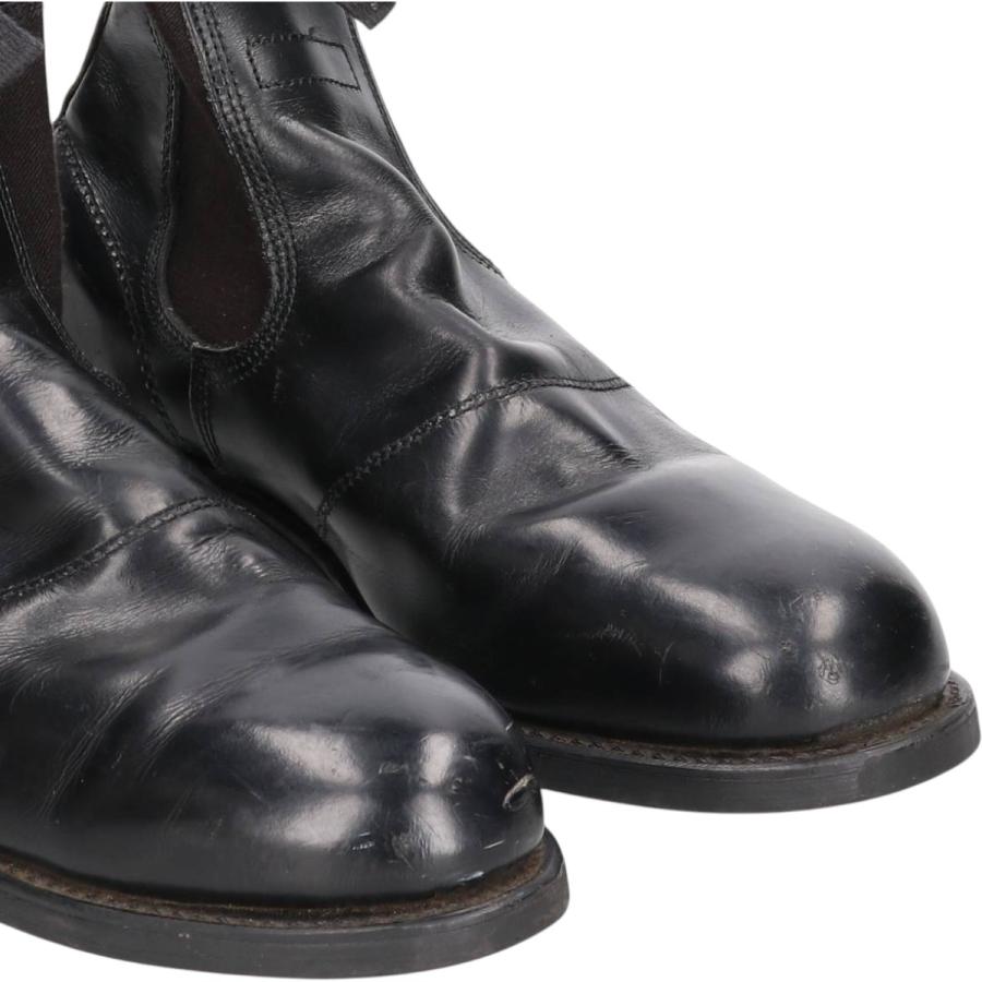 米軍放出　新品未使用レザーサイドゴアブーツ　スチールトゥ　超レア 古着 米軍実品 US NAVY スチールトゥ サイドゴアブーツ USA製 10