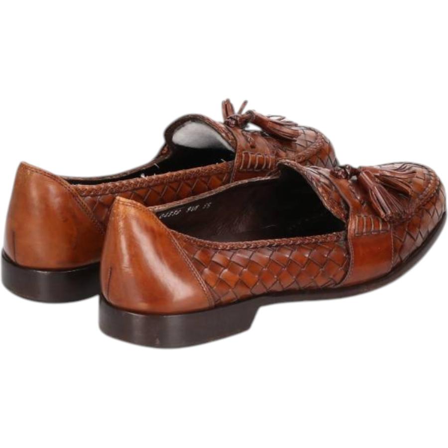 ✨美品✨COLEHAAN/Bragano/タッセルローファー/編み込み/ブラウン COLE HAAN（コールハーン） 古着 COLEHAAN Bragano ブラガノ 編み込み