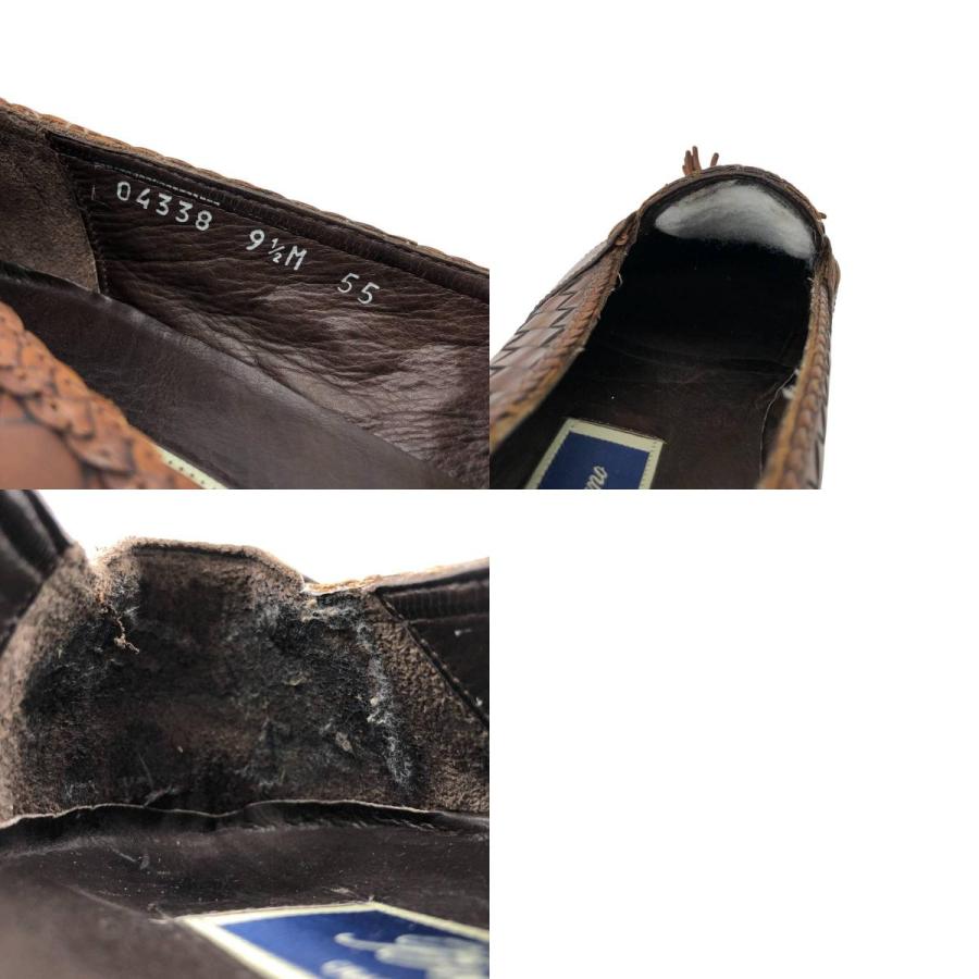 Bragano by Cole Haan イタリア製 ブラウン COLE HAAN（コールハーン） 古着 COLEHAAN Bragano ブラガノ 編み込み