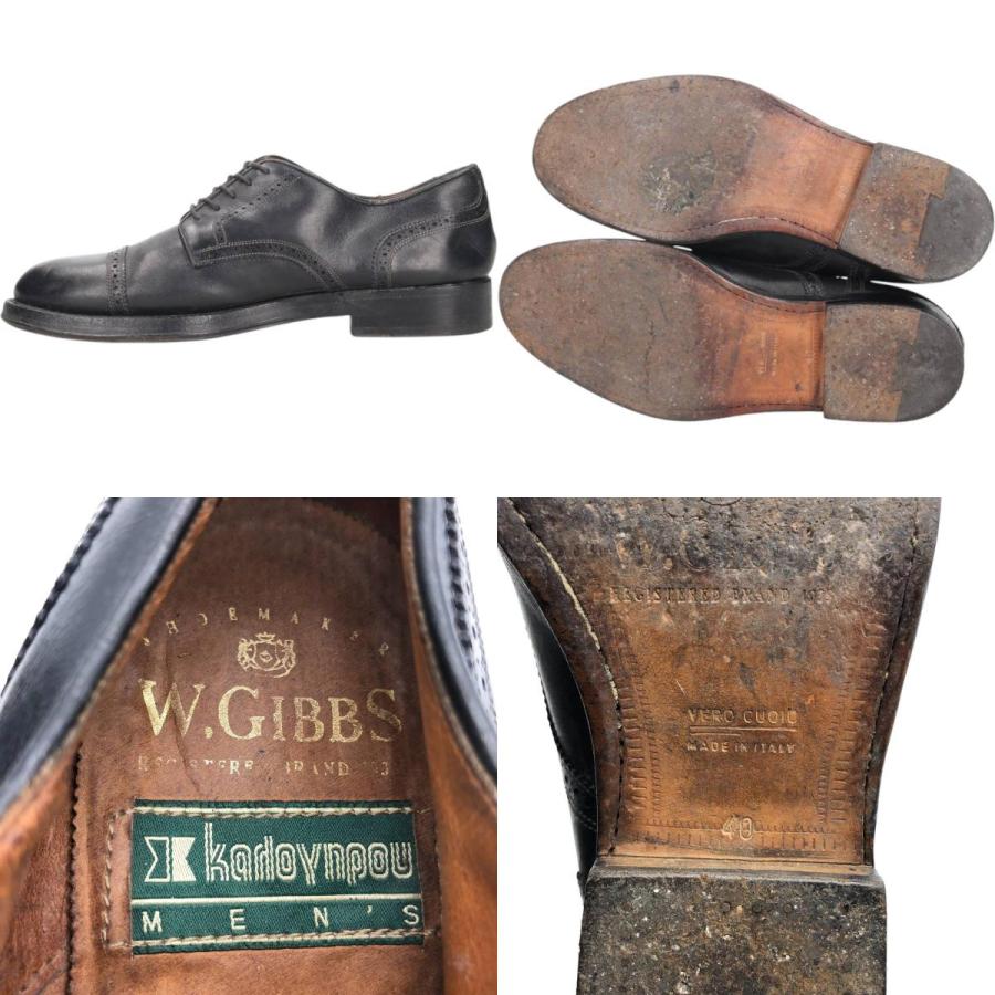 古着 W.GIBBS ストレートチップシューズ イタリア製 40 メンズ26.0cm相当 /saa014069 古着 W.GIBBS ストレートチップシューズ イタリア製 40 メンズ26.0cm