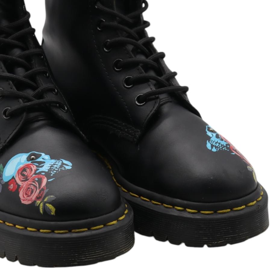 Dr.Martens（ドクターマーチン） 古着 花柄 ドクロ柄 スカル柄 8ホール