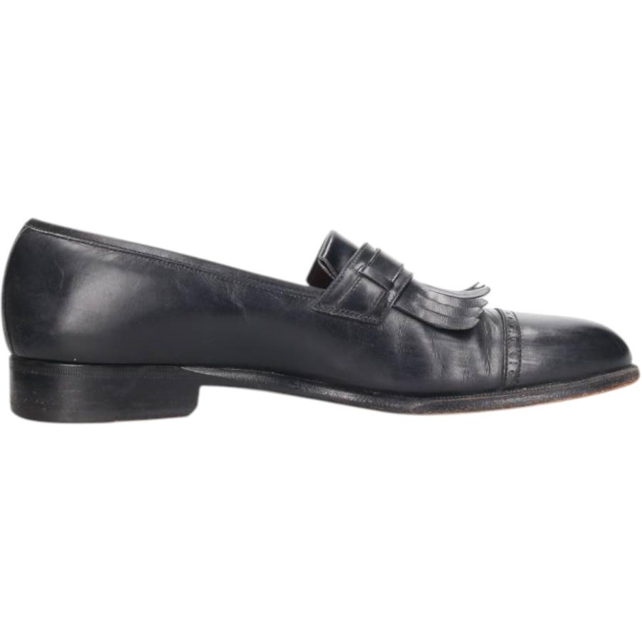 古着 フェラガモ Salvatore Ferragamo キルト ストレートチップシューズ イタリア製 8 1/saa014334 FERRAGAMO（フェラガモ） 古着 Salvatore Ferragamo キルト ストレート