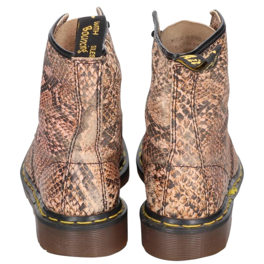 Dr.Martens（ドクターマーチン） 古着 蛇柄 パイソン柄 8ホールブーツ