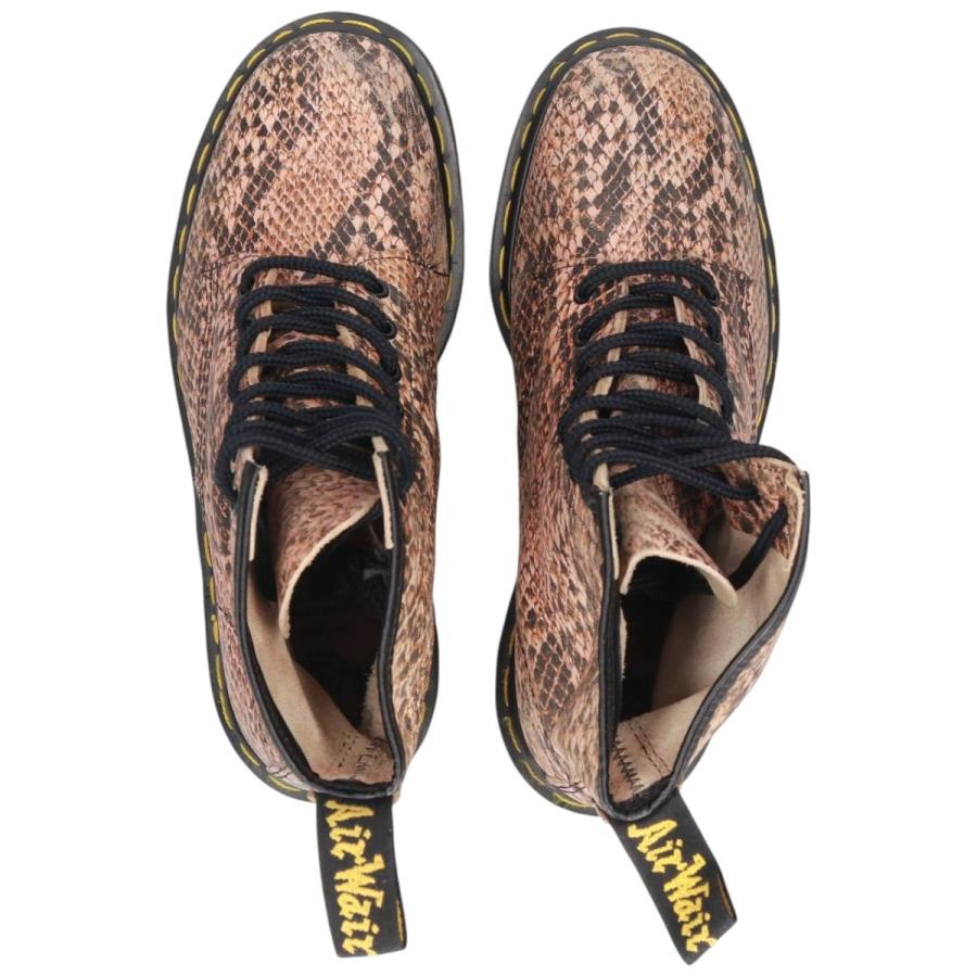 Dr.Martens（ドクターマーチン） 古着 蛇柄 パイソン柄 8ホールブーツ